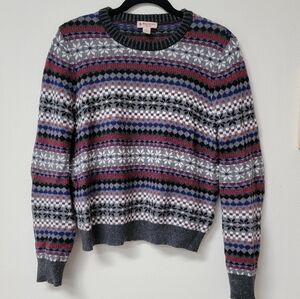 Brooks Borthers Fair Isle Sweater Size Medium